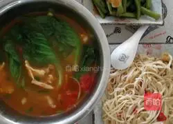 Illustration of how to make this bowl of original and secret noodles with a story 15