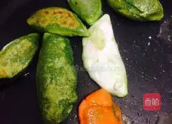 Illustration of how to make colorful dumplings 12