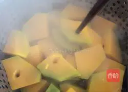 Illustration of how to make egg-flavored radish cake 4