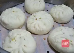 Illustration of how to make kohlrabi (cabbage) (cabbage) (cabbage) vegetarian stuffed buns 8