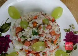 Illustration of how to make egg fried rice 7