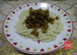 Illustration of how to make kidney bean noodles 8