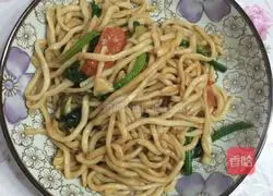 Vegetable fried noodles Practice illustration 6