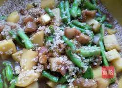 Illustration of braised beans and potato rice (rice cooker version) 11