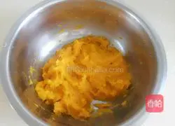 Steamed Melaleuca Pumpkin Illustration of how to make cakes 4