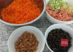 Illustration of how to make carrot dumplings 2