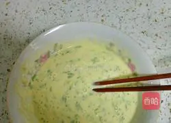 Fresh Wheat Grass Egg Pancake Recipe Illustration 3