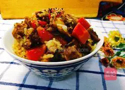 How to make mutton braised rice Illustration 11