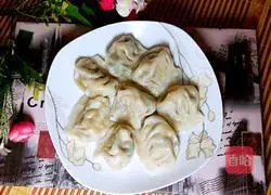 Illustration of how to make pumpkin dumplings 8