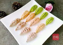 Illustration of making wheat dumplings 25