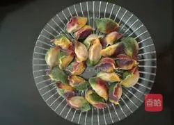 Illustration of how to make vegetable juice dumplings 8