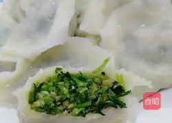 Illustration of how to make dumplings stuffed with pork and vegetables 8