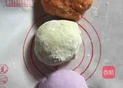 Illustration of how to make three-color dumplings 3