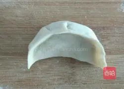 Illustration of how to make fennel and egg dumplings 12