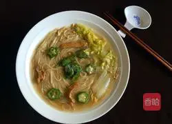 Illustration of how to make breakfast noodles 7