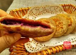 Osmanthus Sugar Whole Wheat Purple Sweet Potato Cake Recipe Illustration 16
