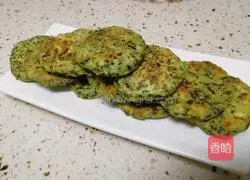 Illustration of how to make crispy and delicious spinach pancakes 12