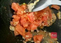 Tomato and Egg Fried Rice Illustration of how to do it 5