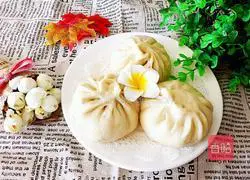 Illustration of how to make bean buns 15