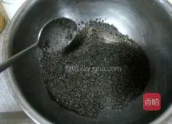 Black sesame glutinous rice balls recipe 2