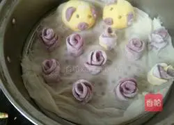 How to make purple potato rose buns Illustration 9
