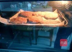 Illustration of how to make slag sesame cakes 13