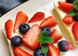 Illustration of how to make fruit sandwiches 10