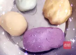 Illustration of how to make colorful glutinous rice balls 5