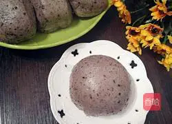 Milk-flavored black sesame steamed buns recipe 13