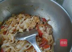 Illustration of how to make fried noodles 3