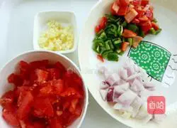 Illustration of how to make Spanish fried rice 2