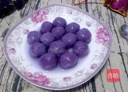 Illustration of how to make Purple Sweet Potato and Osmanthus Glutinous Rice Balls 18