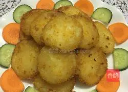 Golden Potato Cake Recipe Illustration 16