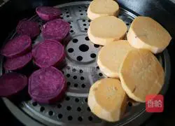 Illustration of how to make double potato steamed bun rolls 2