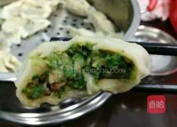 Pork noodles and vegetable fillings for dumplings Practice illustration 6