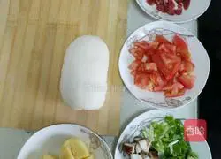 Illustration of how to make fried noodles 7