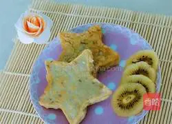 Illustration of how to make five-pointed star lotus root cake 6