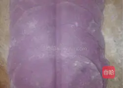 Purple sweet potato, pumpkin and rose steamed buns Practice illustration 5