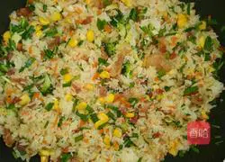 Colorful Fried Rice Recipe Illustration 7