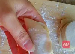 Illustration of making dumplings stuffed with baby vegetables 9