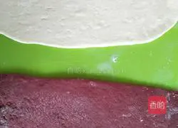 Illustration of how to make two-color steamed buns 10