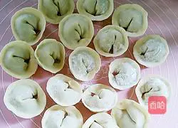 Illustration of how to make big meat dumplings with mushrooms and vegetables 13