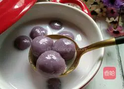 Illustration of how to make milky purple sweet potato dumplings 10