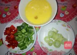 Illustration of how to make fried rice with mixed eggs 2