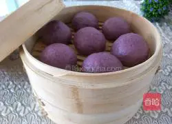 Illustration of how to make purple sweet potato buns 11