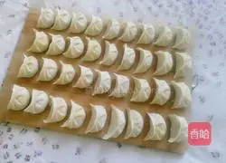 Pork and fennel filling Illustration of how to make dumplings 17