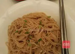 How to make noodles with scallion oil Illustration 5