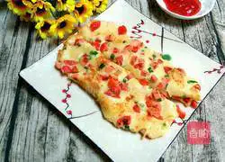 Illustration of how to make cherry tomato pancakes 10