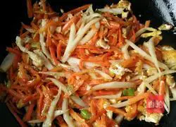 Illustration of how to make fried noodles 6