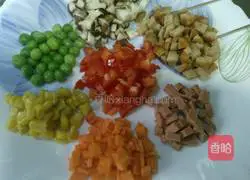 Assorted Shrimp Fried Rice Recipe Illustration 1